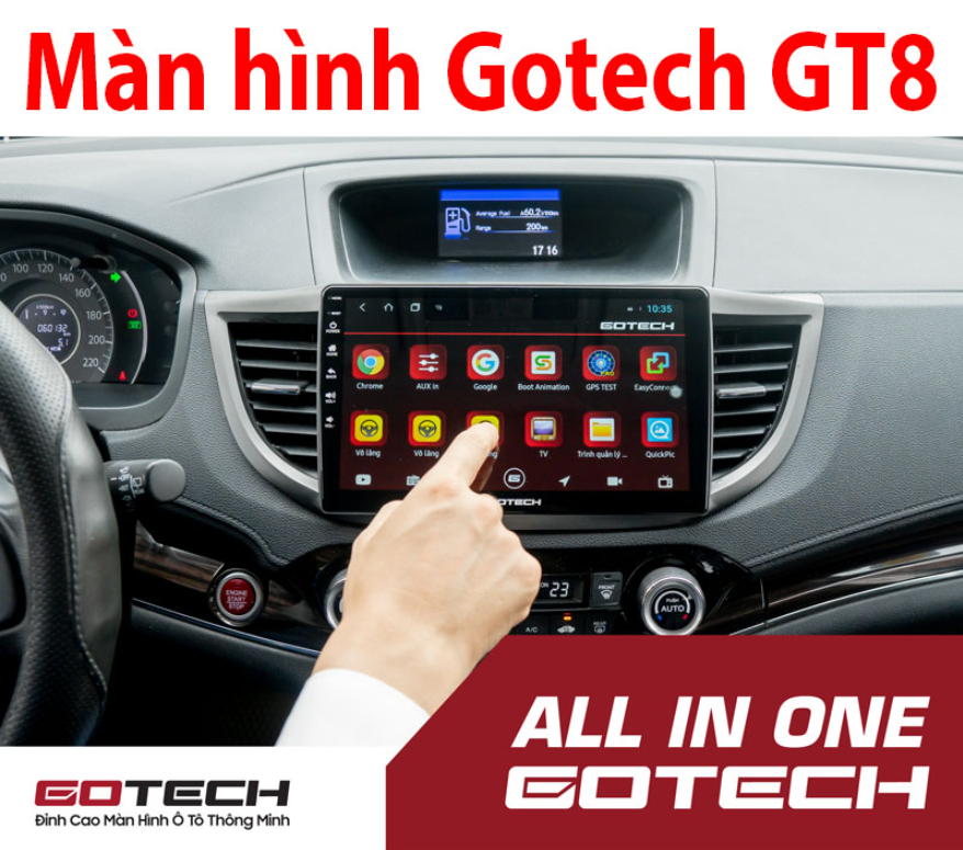 Màn hình Android ô tô Gotech GT8