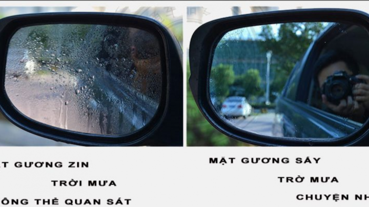 Tác dụng của bộ sấy gương chiếu hậu cho ô tô
