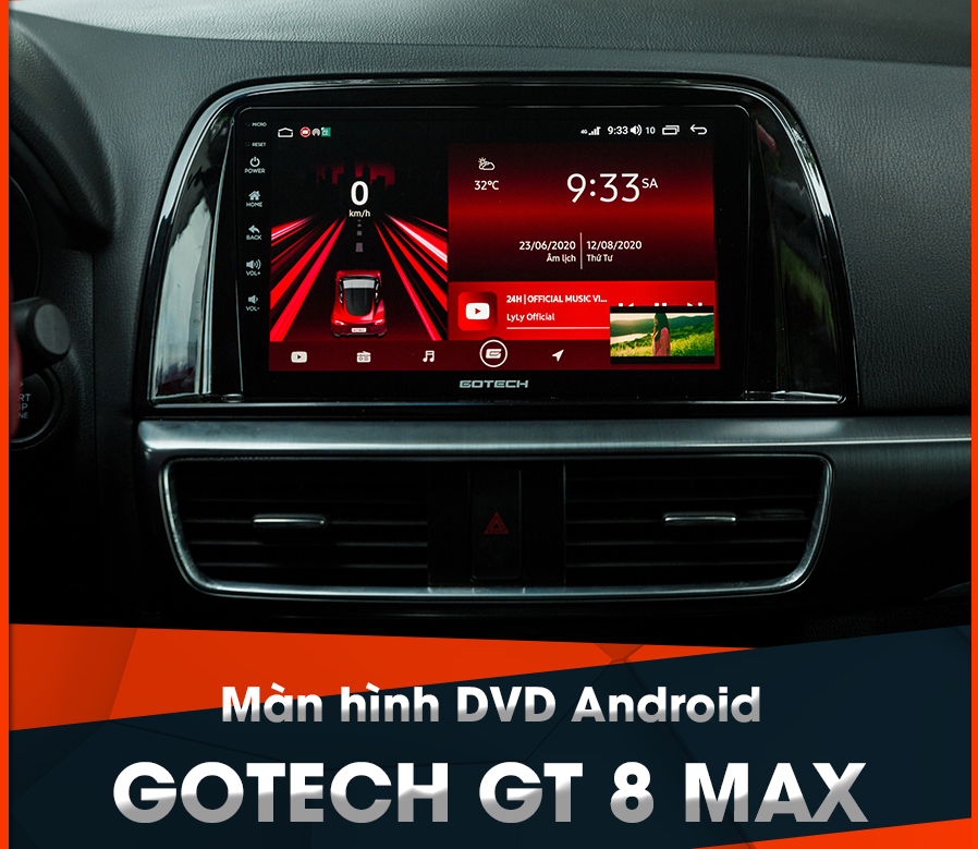 Màn hình Android ô tô Gotech GT8 max