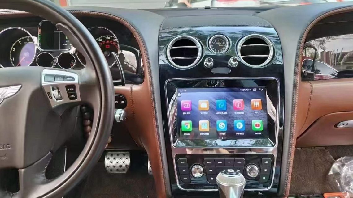 lắp màn hình Android xe Bentley theo xe