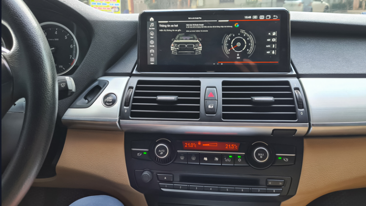 màn hình Android xe BMW X6