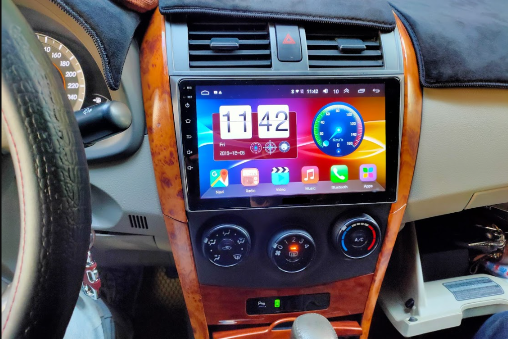 thông số màn hình Android xe Toyota Altis