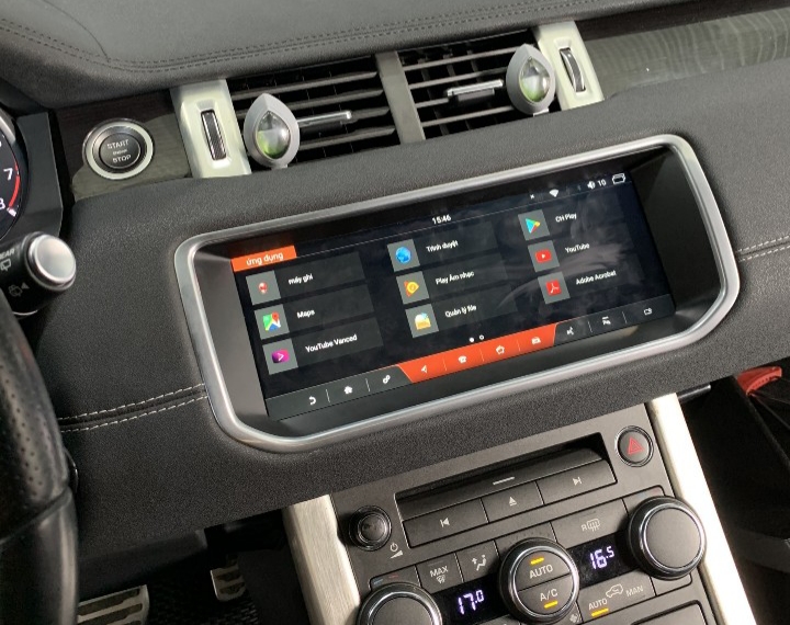 thông số màn hình Android Range Rover Evoque