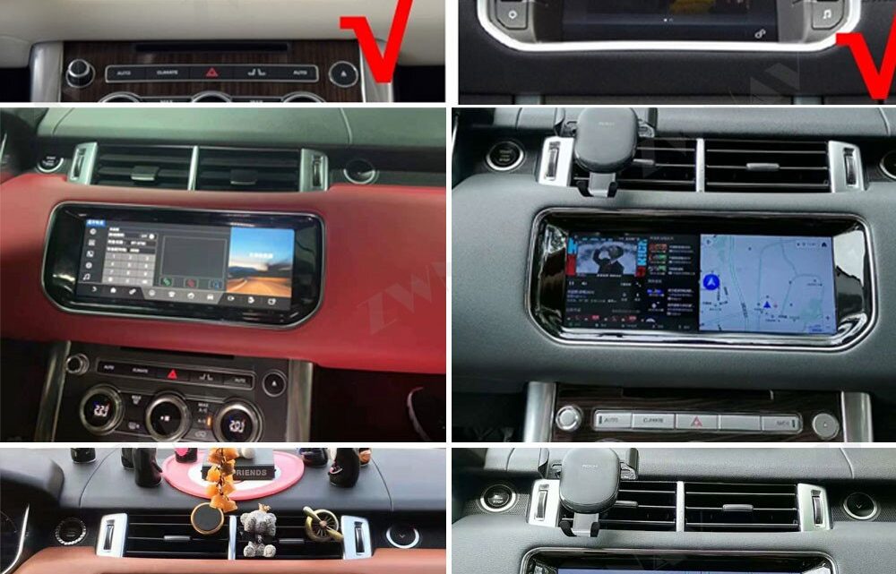 lắp màn hình Android Range Rover Evoque theo xe chính hãng