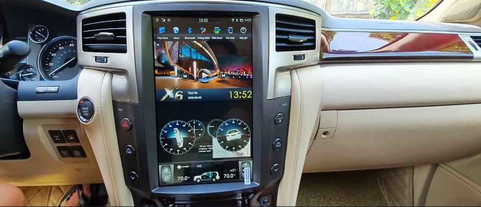 màn Android xe Lexus LX570 LX600